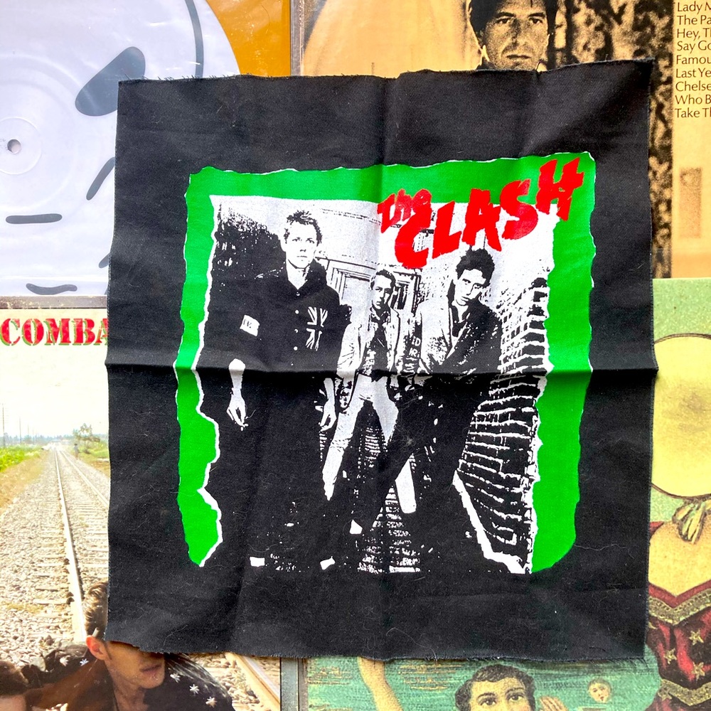 Vintage CLASH the clash back patch your jacket